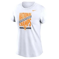 Tennessee Nike 2024 NCAA College World Series Nat Champs Women's Cotton Tee