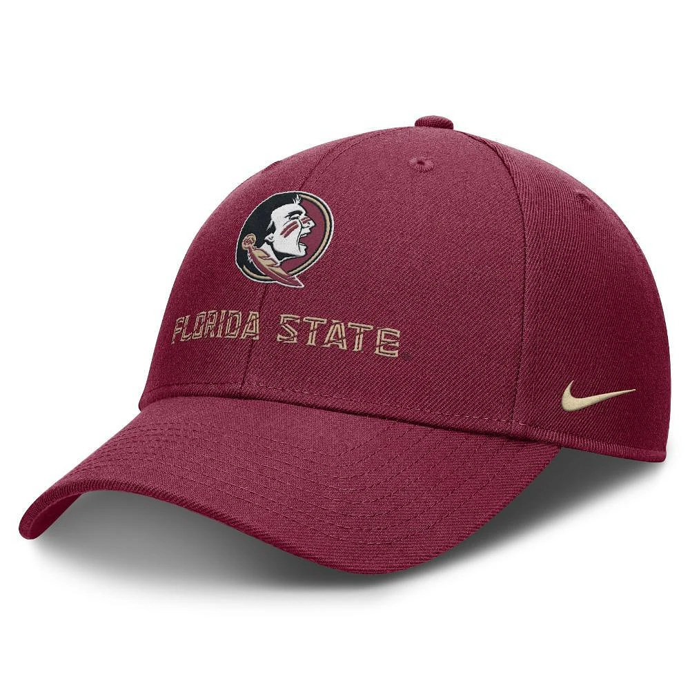 Florida State Nike Rise Structured Snapback Cap