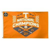 Tennessee 2024 NCAA College World Series Nat Champ 3 x 5 Flag