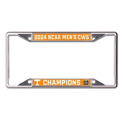 Tennessee 2024 NCAA College World Series Nat Champ License Plate Frame