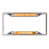 Tennessee 2024 NCAA College World Series Nat Champ License Plate Frame