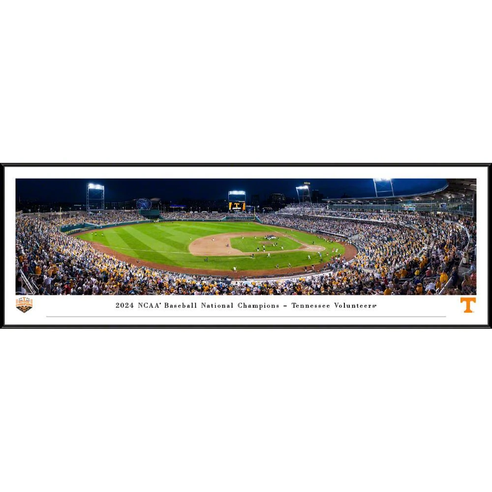 Tennessee 2024 College World Series National Champs Framed 13.5