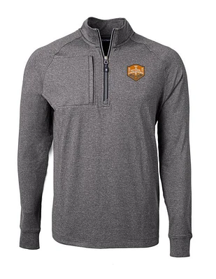 Tennessee 2024 NCAA CWS National Champs Men's Big & Tall Adapt Eco Knit Heather 1/4 Zip Pullover