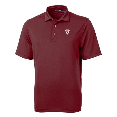 Virginia Tech Vault Cutter & Buck Virtue Eco Pique Polo