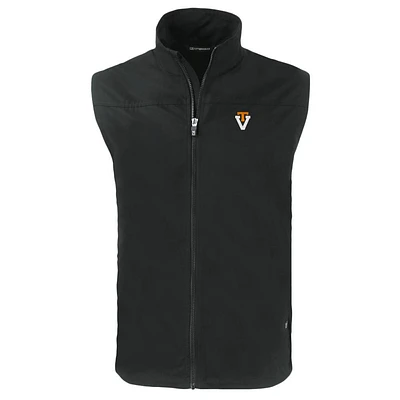 Virginia Tech Vault Cutter & Buck Charter Eco Recycled Mens Full-Zip Vest