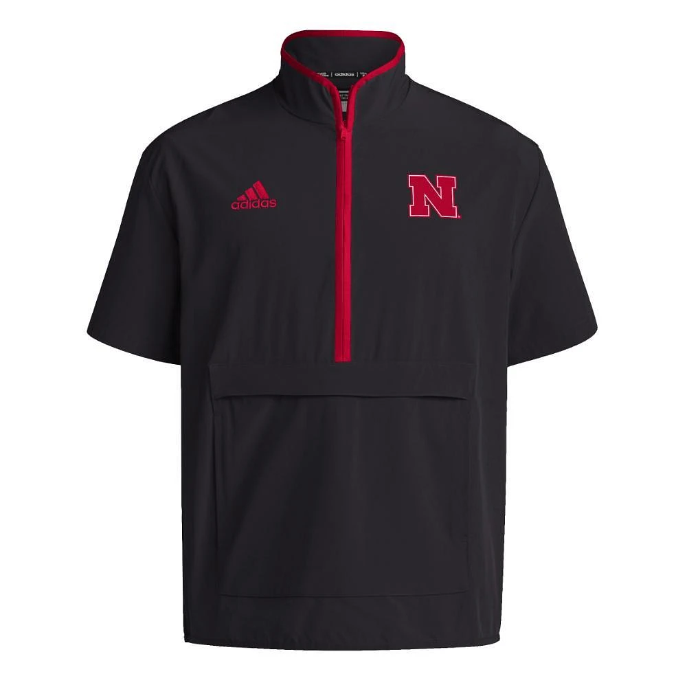 Nebraska Adidas Sideline 1/4 Zip Pullover