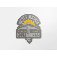 West Virginia Mountaineers Built on Bravery Decal