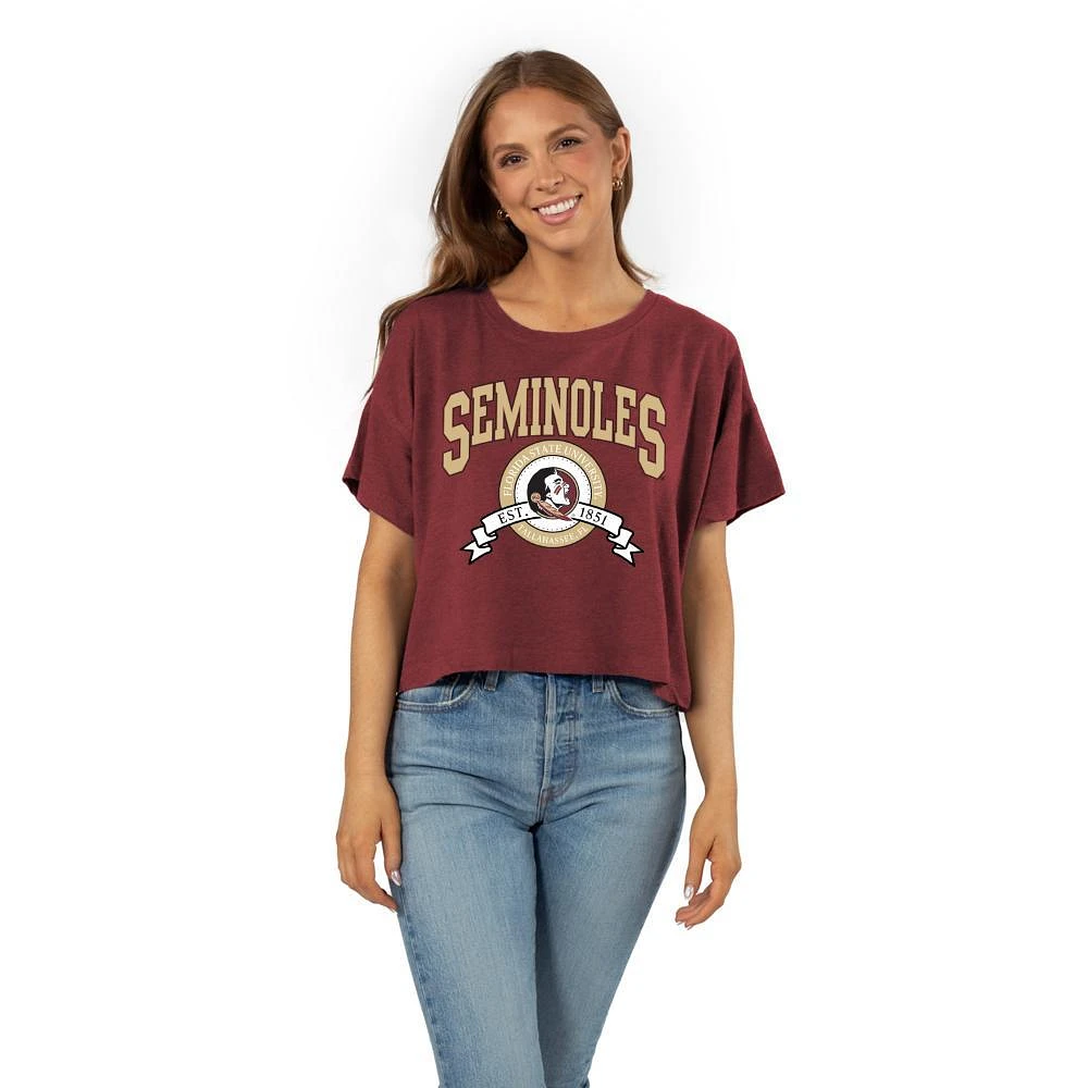 Florida State Chicka-D Dorm Room Sunshine Cropped Tee