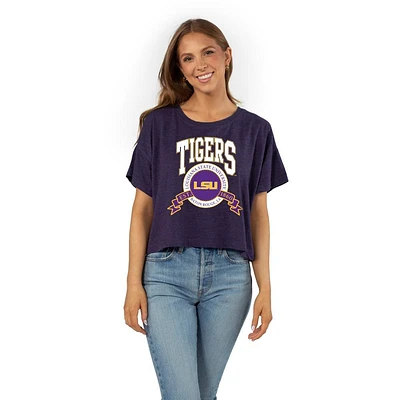 LSU Chicka-D Dorm Room Sunshine Cropped Tee