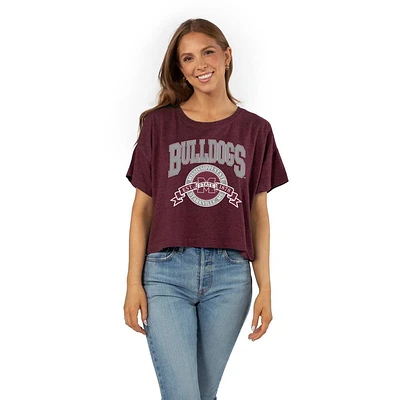 Mississippi State Chicka-D Dorm Room Sunshine Cropped Tee