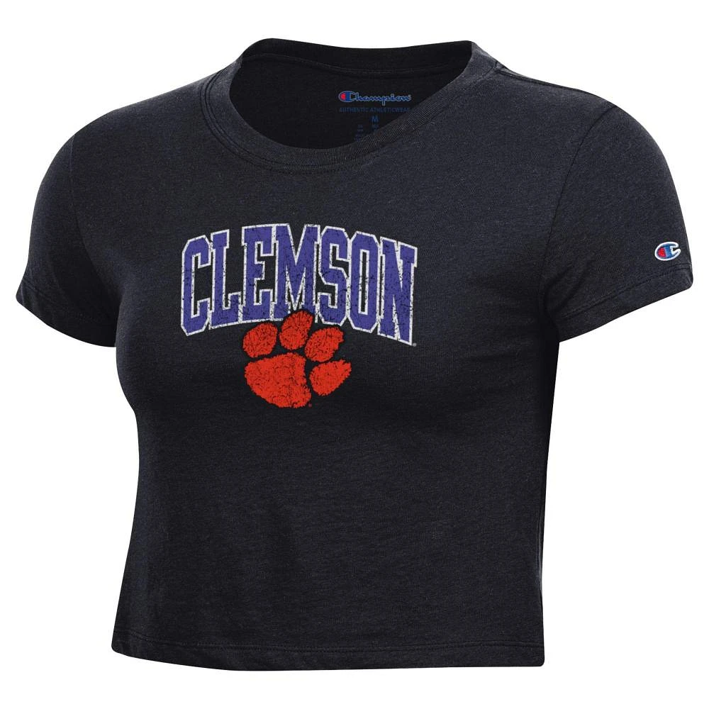 Clemson Champion Women's Core Baby Mini Arch Logo Tee