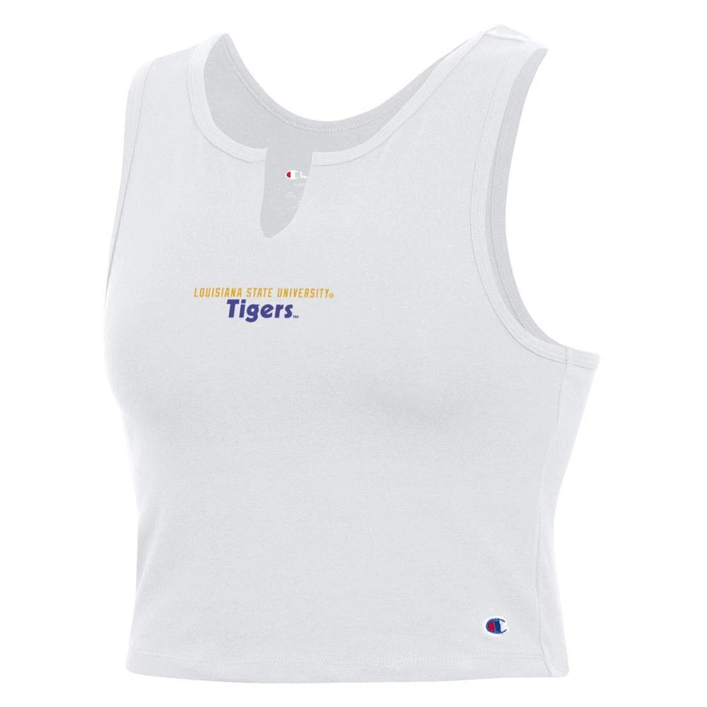 LSU Champion Women's Tailgate Fitted Her Crop Tank Top