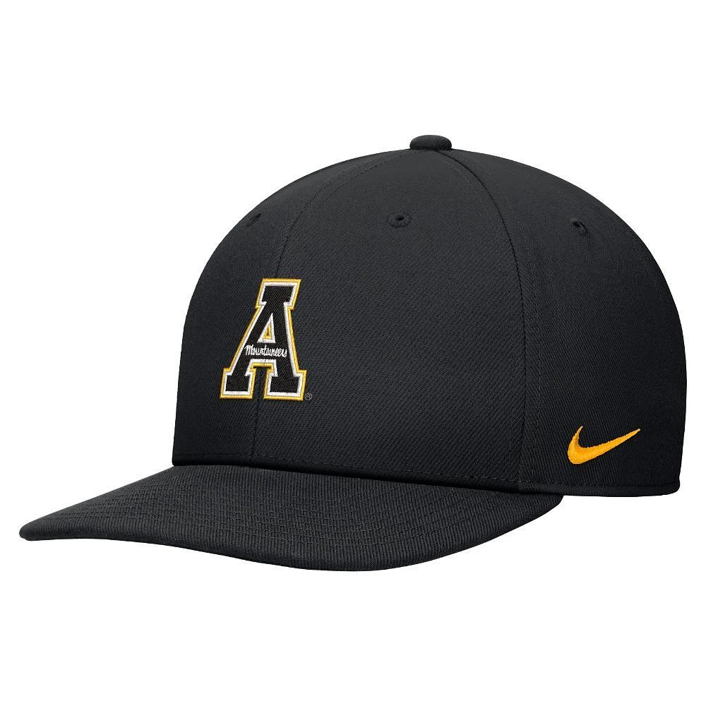 App State Nike Pro Dri-Fit Flat Brim Snapback Cap