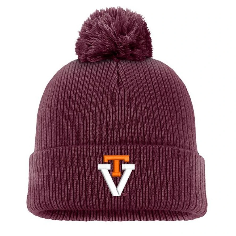 Virginia Tech Vault Nike Solid Peak Pom Beanie