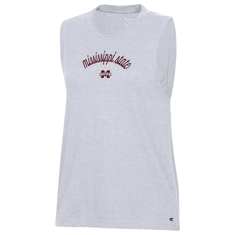 Mississippi State Champion Women's Core Muscle Script Arch Tank Top