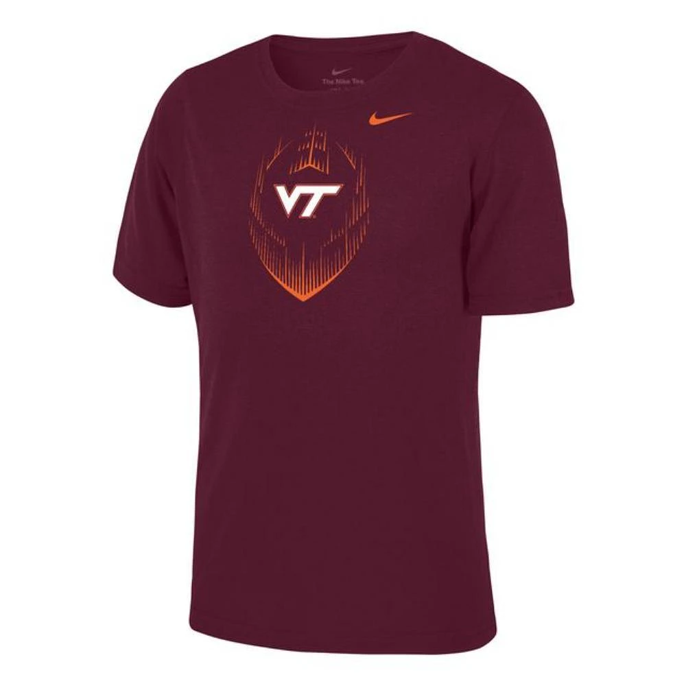 Virginia Tech Nike YOUTH Legend Football Tee