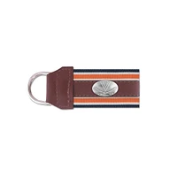 Virginia Zep-Pro Leather Concho Keychain