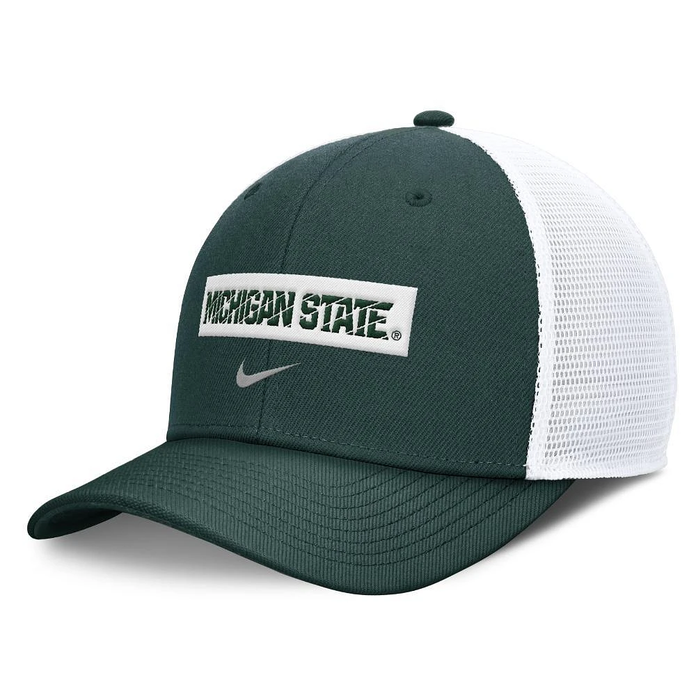 Michigan State Nike Momentum Stripe Structured Trucker Cap