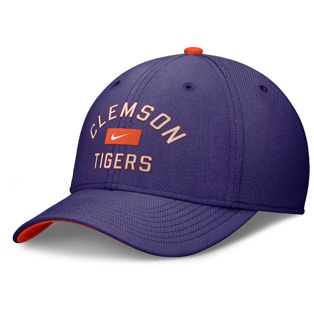 Clemson Nike Rise Structured Swooshflex Cap