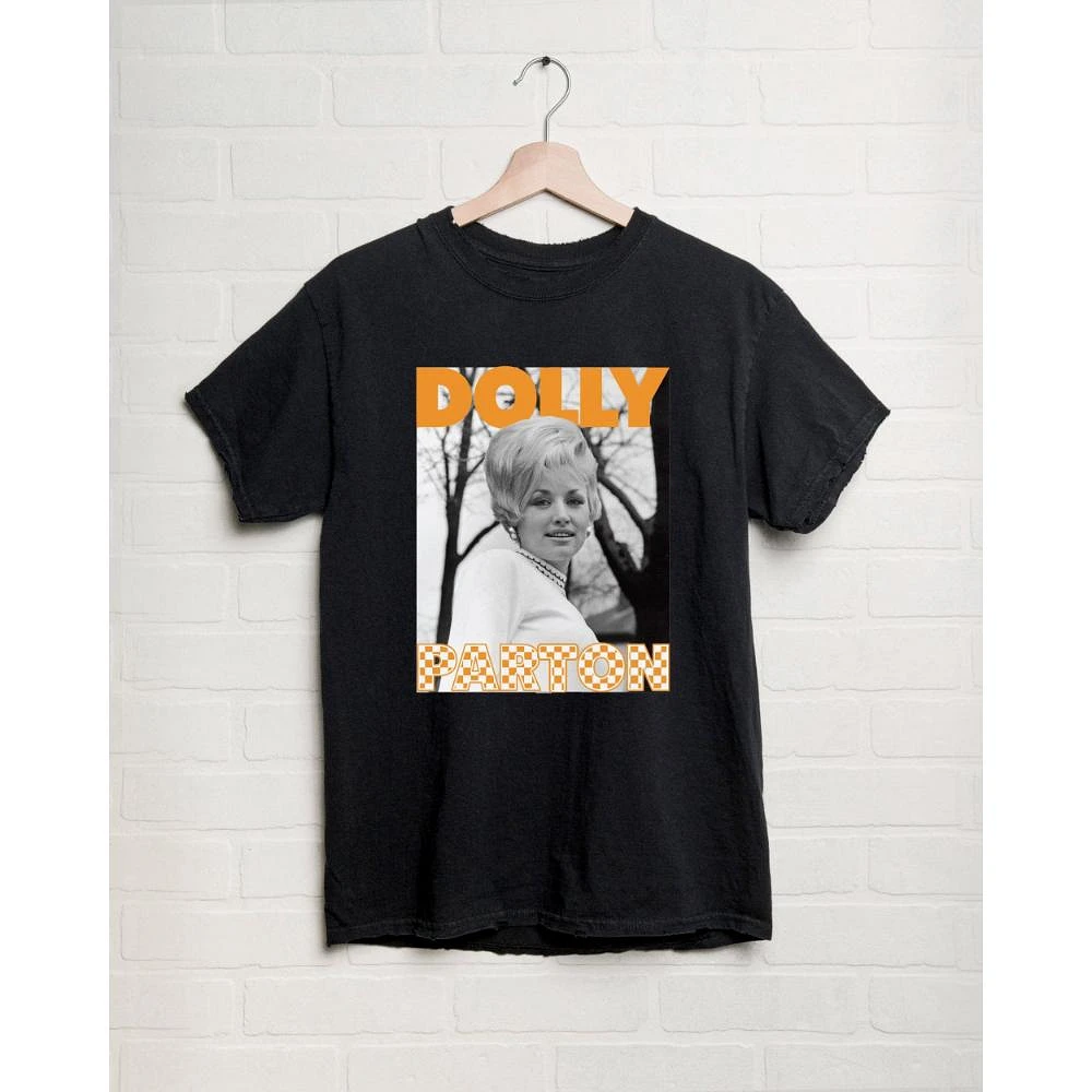 Tennessee LivyLu Dolly Parton Checkerboard Thrifted Tee