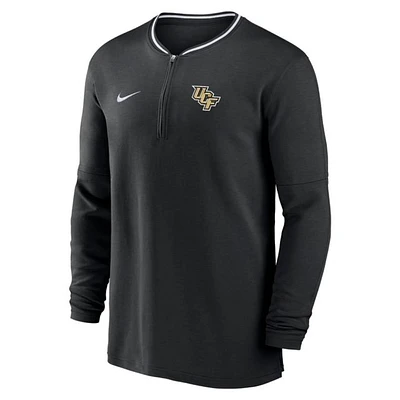 UCF Nike Men's Coach Dri-fit Long Sleeve Half Zip Pullover