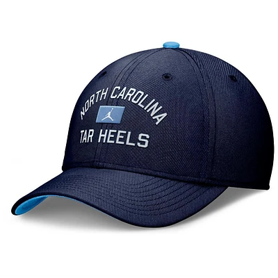 UNC Jordan Brand Rise Structured Swooshflex Cap