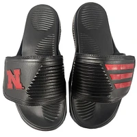 Nebraska Adidas Alphabounce Slides