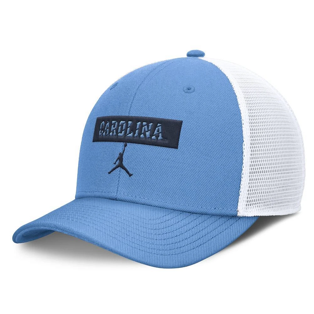 UNC Jordan Brand Momentum Stripe Structured Trucker Cap