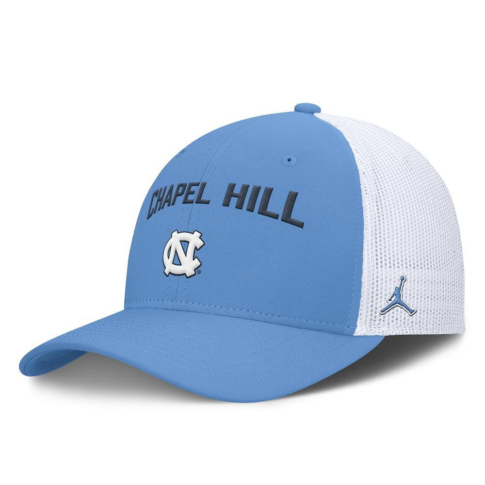 UNC Jordan Brand Dri-Fit Rise Structured Trucker Cap