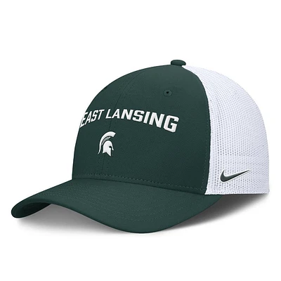 Michigan State Nike Dri-Fit Rise Structured Trucker Cap