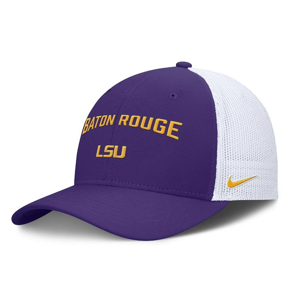 LSU Nike Dri-Fit Rise Structured Trucker Cap