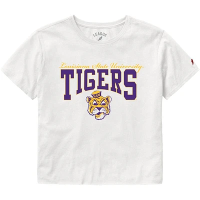 LSU League Women's Clothesline Cotton Crop Tee