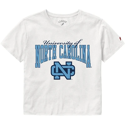 UNC League Women's Clothesline Cotton Crop Tee