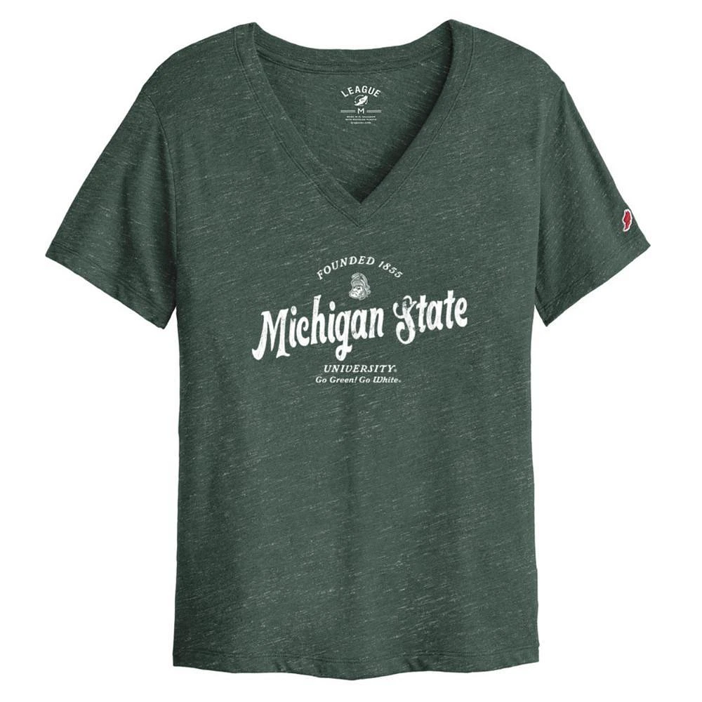 Michigan State League Women's Intramural Boyfriend V-Neck Top