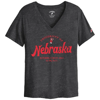 Nebraska League Women's Intramural Boyfriend V-Neck Top