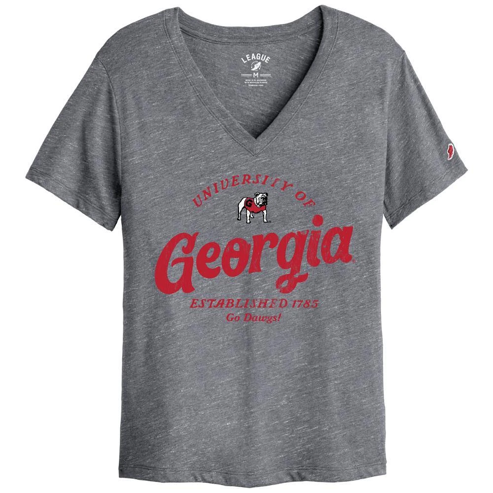 Georgia League Women's Intramural Boyfriend V-Neck Top