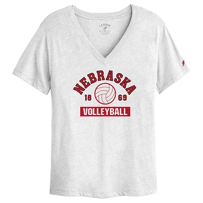 Nebraska League Women's Volleyball Intramural Boyfriend V-Neck Top