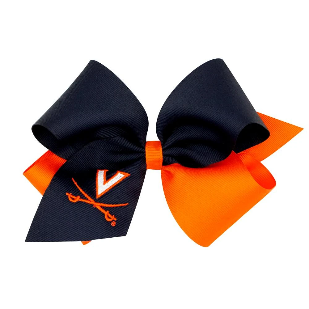 Virginia Wee Ones King Two-Tone Embroidered Logo Bow