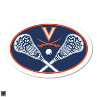 Virginia Cavaliers Lacrosse Oval 6