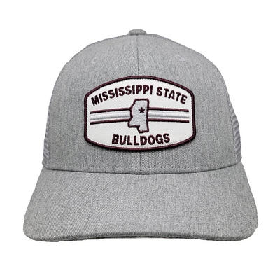 Mississippi State Pukka Silhouette Mesh Snapback Cap