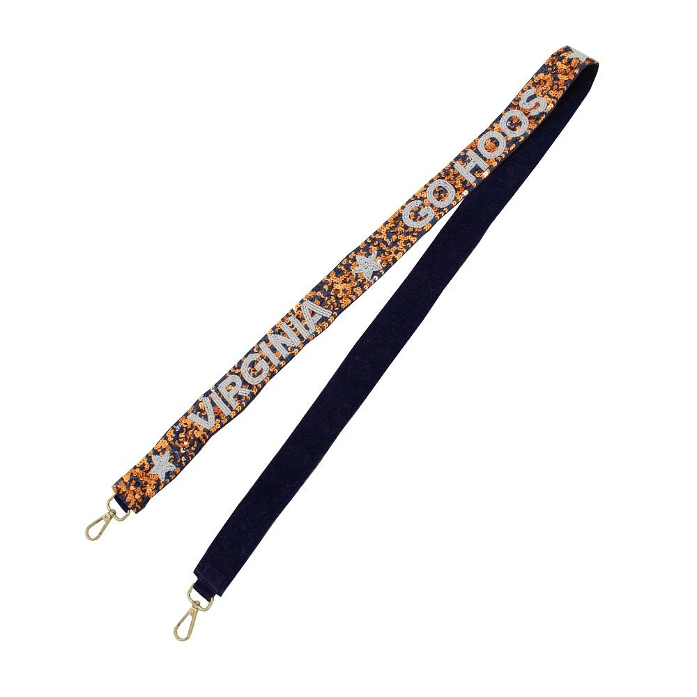 Virginia Cavaliers Sequin Bag Strap