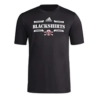 Nebraska Adidas Blackshirts Pregame Tee