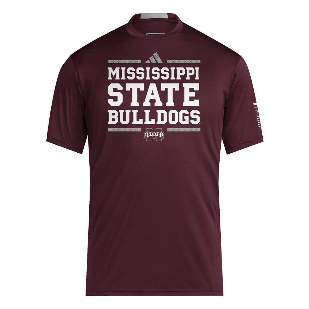 Mississippi State Adidas Sideline Training Tee