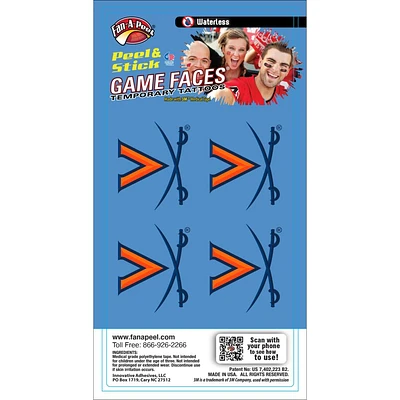 Virginia Waterless Face Tattoos