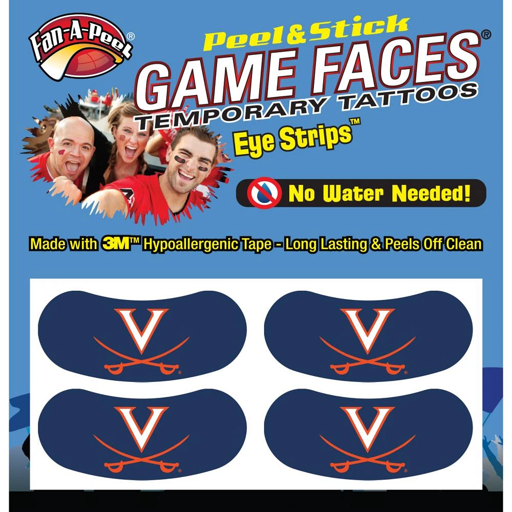 Virginia Game Faces Eye Strips