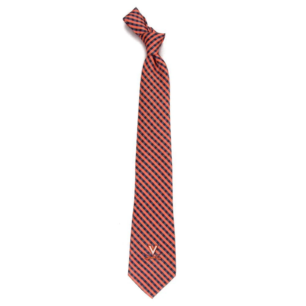 Virginia Eagles Wings Gingham Tie