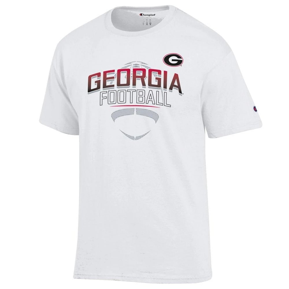 Georgia Champion Arch Over Tonal Football Tee