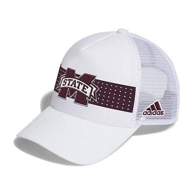 Mississippi State Adidas Strategy Foam Trucker Cap