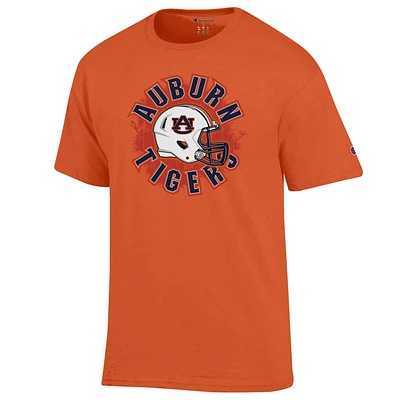 Auburn Champion Circle with Helmet Over Field Tee