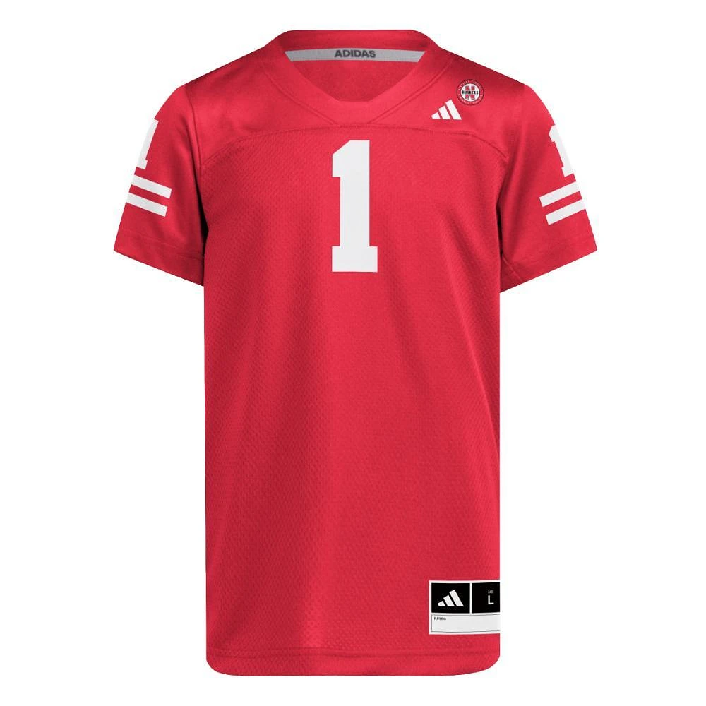 Nebraska Adidas YOUTH #1 Replica Jersey